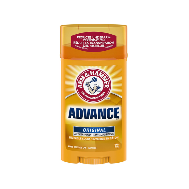 Arm &amp; Hammer - Advance - Antisudorifique solide invisible - Parfum original | 73g