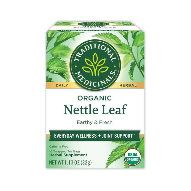 Traditional Medicinals - Organic Nettle Leaf, Earthy & Fresh | 16 bags