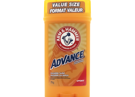 Arm & Hammer - Advance - Invisible Solid Antiperspirant -Sport Scent | 73 g