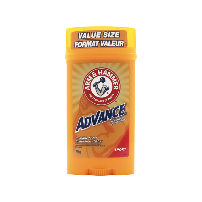 Arm & Hammer - Advance - Invisible Solid Antiperspirant -Sport Scent | 73 g