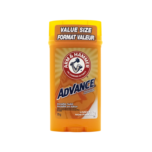 Arm &amp; Hammer - Advance - Antisudorifique solide invisible - Non parfumé | 73g