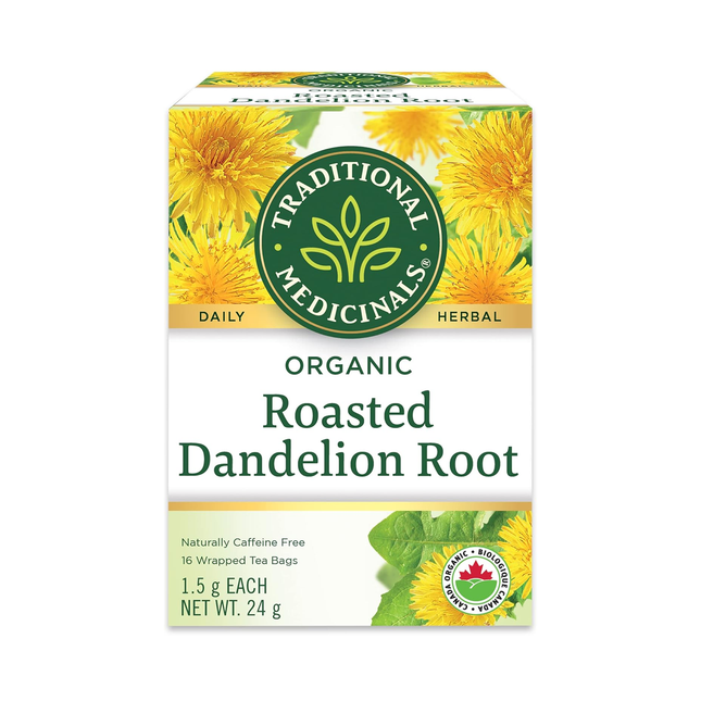 Traditional Medicinals - Organic Roasted Dandelion Root | 16 Tea Bags