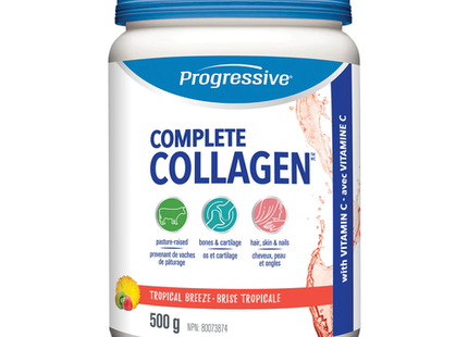 Progressive - Complete Collagen with Vitamin C - Tropical Breeze Flavour | 500 g*