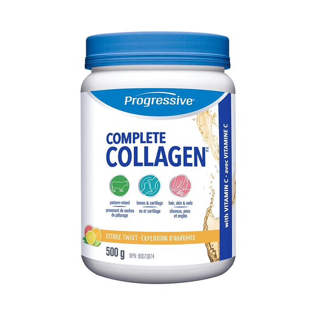 Progressive Complete - Collagène à la vitamine C, saveur agrumes | 500 g