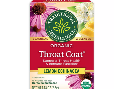 Médicaments traditionnels - Échinacée citronnée pour la gorge | 16 sachets