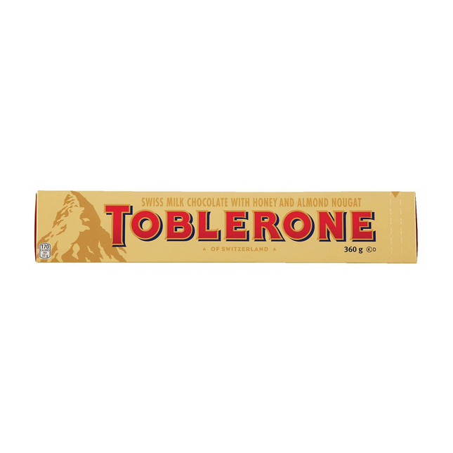 Toblerone - Swiss Milk Chocolate With Honey And Almond Nougat | 360 g