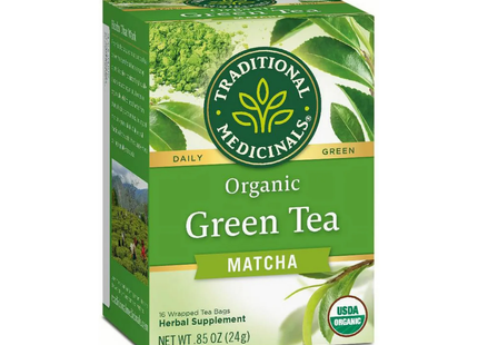 Traditional Medicinals - Organic Green Tea Matcha | 16 bags