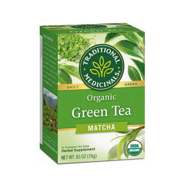 Traditional Medicinals - Organic Green Tea Matcha | 16 bags