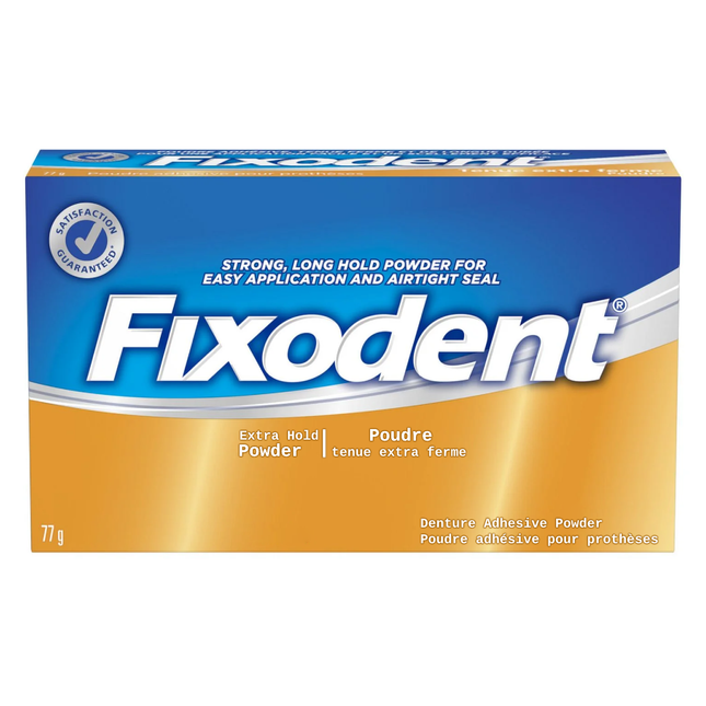 Fixodent - Extra Hold Powder - Denture Adhesive Powder | 77 g