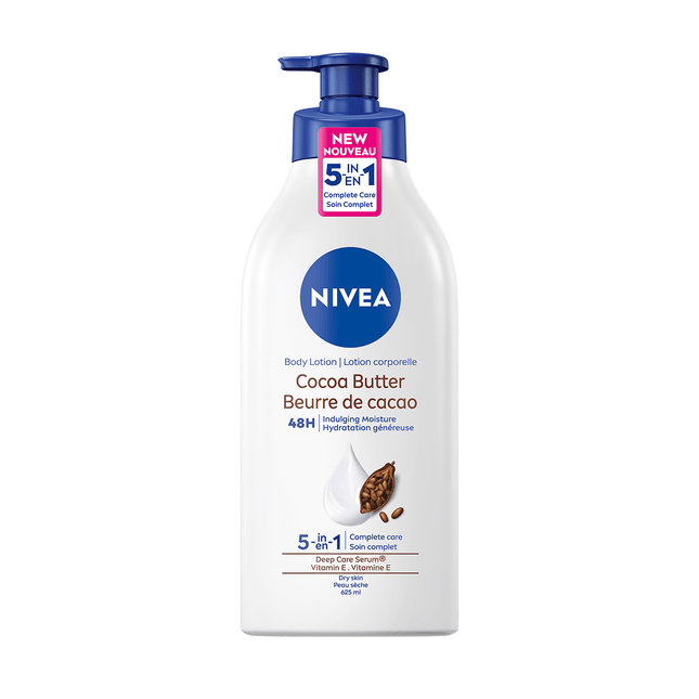 Nivea - 5 IN 1 Body Lotion - Cocoa Butter | 625 mL