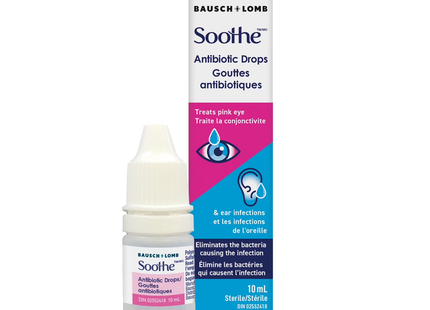 Bausch + Lomb - Antibiotic Eye Drops for Pink Eye | 10 mL