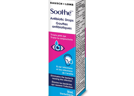 Bausch + Lomb - Antibiotic Eye Drops for Pink Eye | 10 mL
