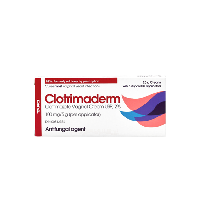 Clotrimaderm - Clotrimazole Vaginal Cream | 25 g