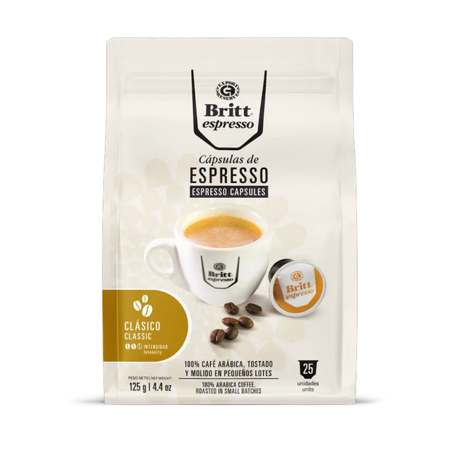 Cafe Britt - Classic Espresso Capsules | 25 units