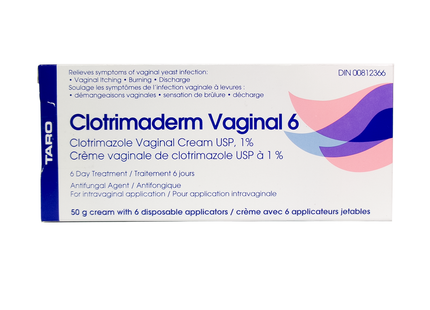 Clotrimaderm - Clotrimazole Vaginal Cream With Applicators | 50 g
