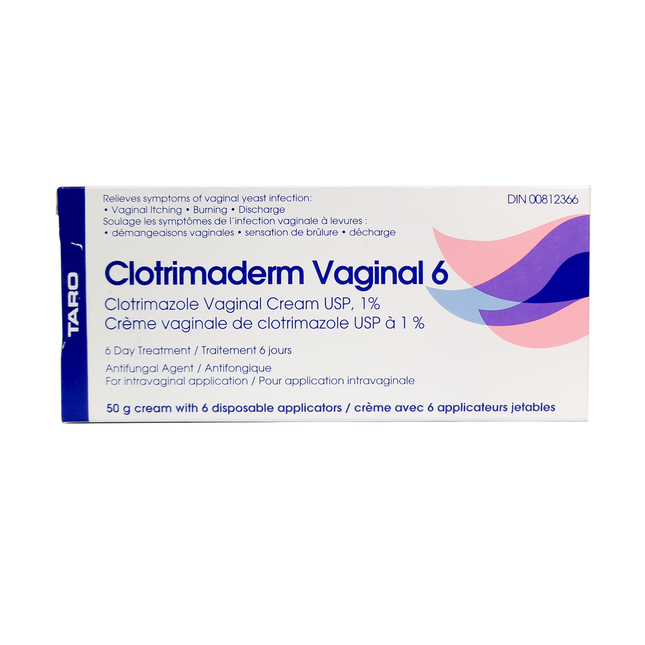 Clotrimaderm - Clotrimazole Vaginal Cream With Applicators | 50 g