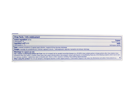 Clotrimaderm - Clotrimazole Vaginal Cream With Applicators | 50 g