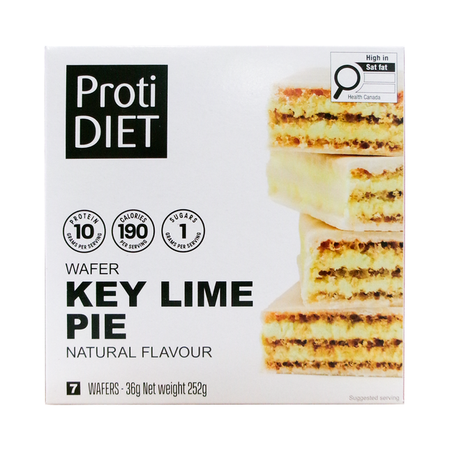 ProtiDiet - Tarte au citron vert en gaufrettes | 7 x 36 g