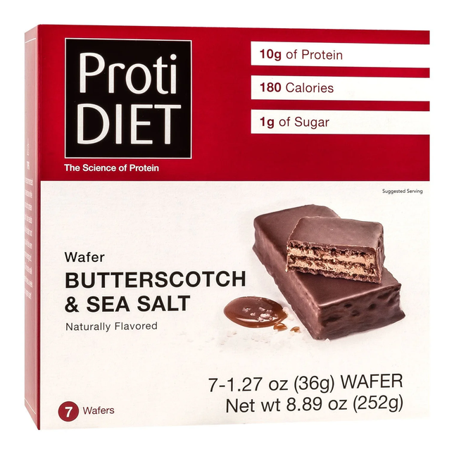 ProtiDiet - Wafer Butterscotch & Sea Salt | 7 x 36g