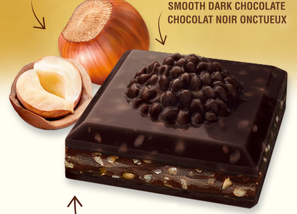 Ferrero Rocher - Premium Chocolate Bar 70% Cacao Dark Chocolate Hazelnut | 90 g