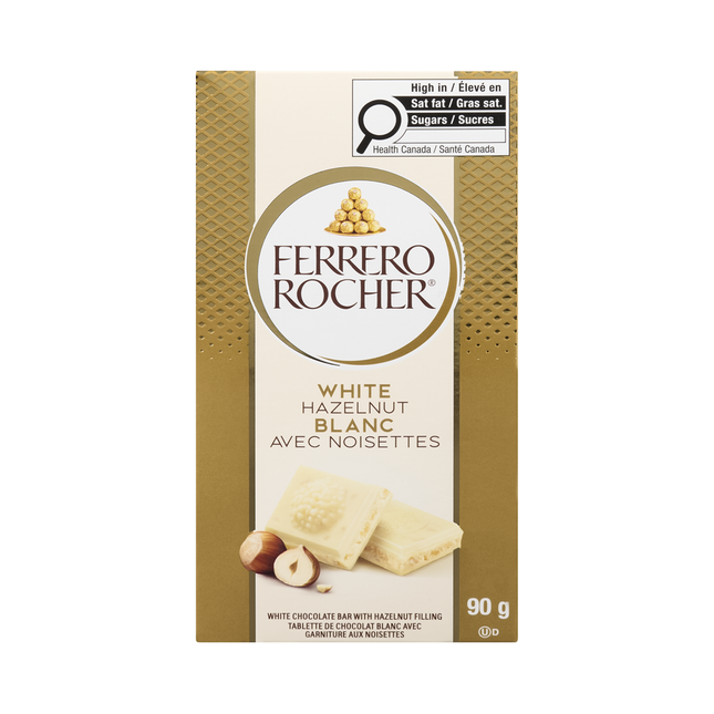 Ferrero Rocher - Premium Chocolate Bar White Chocolate Hazelnut | 90 g