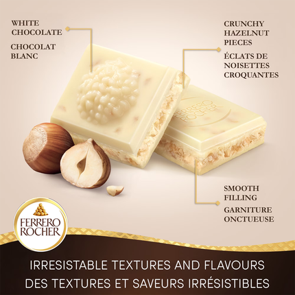 Ferrero Rocher - Premium Chocolate Bar White Chocolate Hazelnut | 90 g