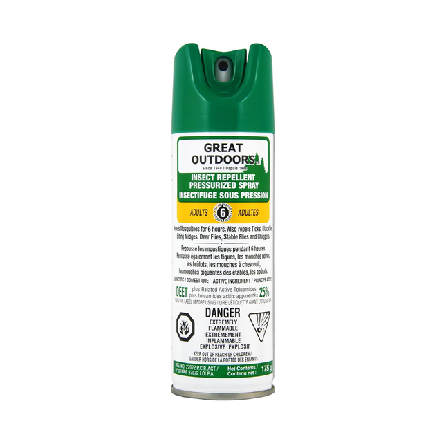 Great Outdoors - Spray insectifuge sous pression | 175 g