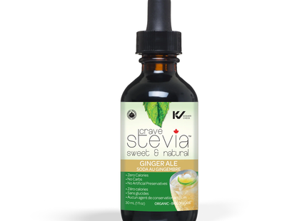 Crave Stevia - Ginger Ale Liquid Stevia | 30 mL