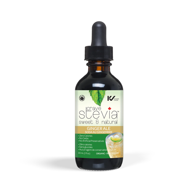 Crave Stevia - Ginger Ale Liquid Stevia | 30 mL