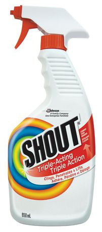 Shout Triple-Acting Laundry Stain Remover | 650 ml