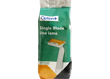 Option+ Comfort Coated Disposable Razors, Sensitive Skin | 10 Razors