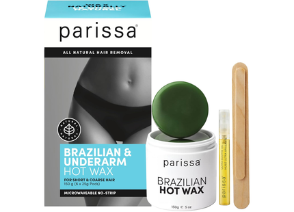 Parissa - Épilation entièrement naturelle - Cire chaude brésilienne et sous les bras | 150g