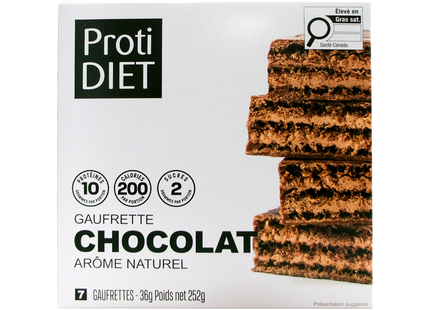 ProtiDiet - Gaufrette protéinée au chocolat | 7x36g