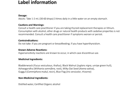 St. Francis - Phytothyro Tincture | 50 mL