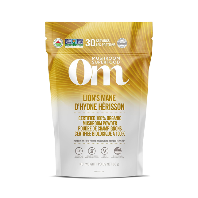 OM Mushroom - Lion's Mane Mushroom Powder | 60 g
