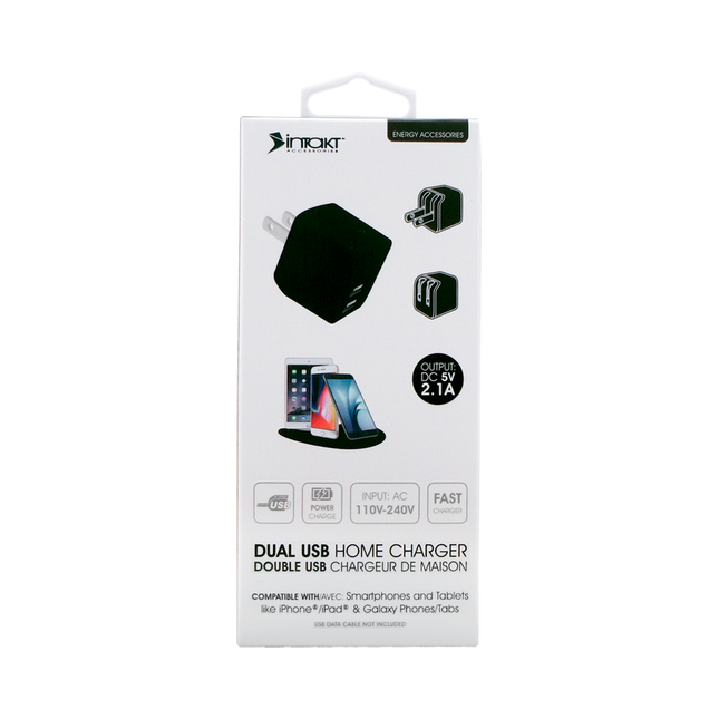 Intakt Accessories - Dual USB Home Charger
