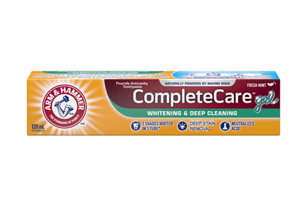 Arm & Hammer - Complete Care Gel Whitening & Deep Cleaning Toothpaste - Fresh Mint | 120 mL