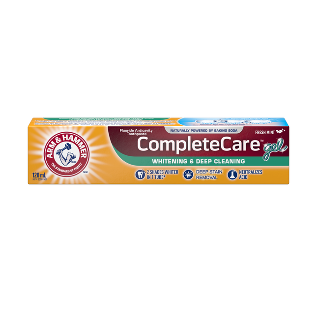 Arm & Hammer - Complete Care Gel Whitening & Deep Cleaning Toothpaste - Fresh Mint | 120 mL