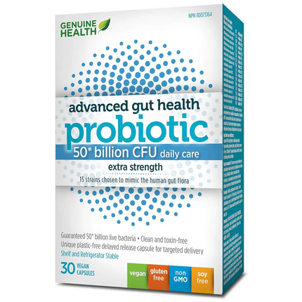 Véritable - Probiotique avancé pour la santé intestinale | 30 gélules végétaliennes 