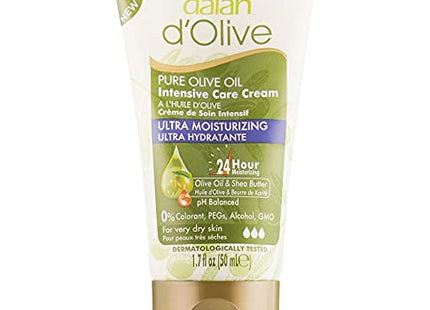 Dalan d' Olive - Pure Olive Oil - Intensive Care Cream - with Olive Oil & Shea Butter | 50 mL