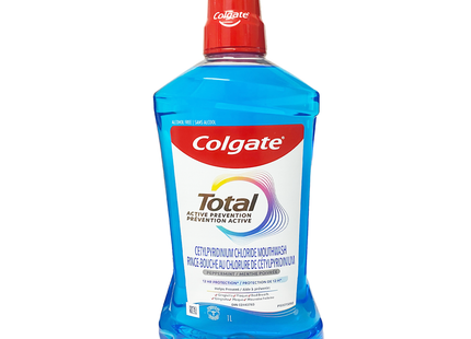 Colgate - Total Active Prevention Mouthwash, Peppermint | 1 L