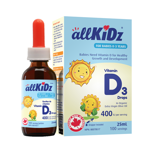 Allkidz - Vitamin D3 400IU | 25 mL