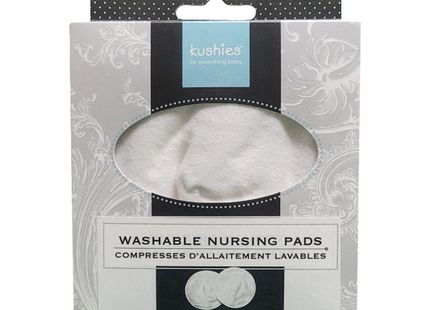 *Kushies - Washable Nursing Pads - 100% Flannel Cotton | 6 Pack