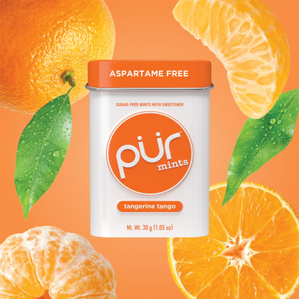 PUR - Menthes, Tango Tangerine Sans Aspartame | 30 g