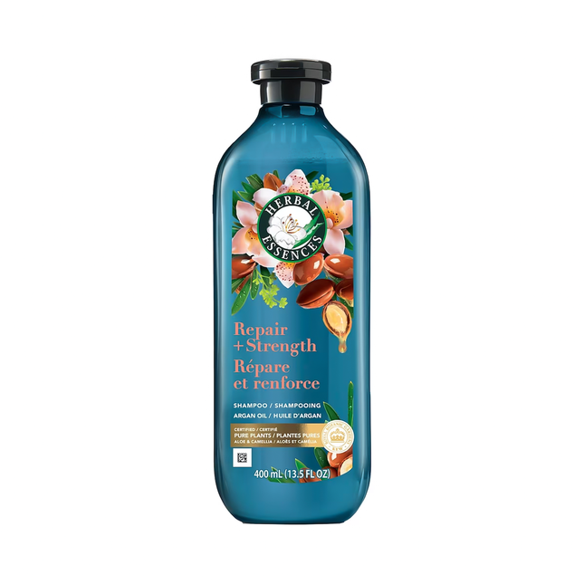 Herbal Essences - Shampoing Réparation + Force à l'Huile d'Argan | 400 ml
