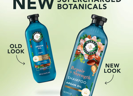 Herbal Essences - Shampoing Réparation + Force à l'Huile d'Argan | 400 ml