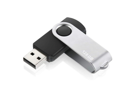 Pdi Accessories - Classic Swivel USB 2.0 Flash Drive | 128 GB
