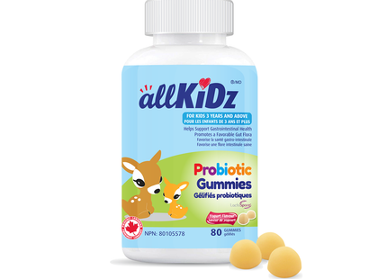 Allkidz - Bonbons gélifiés probiotiques | 80 bonbons gélifiés