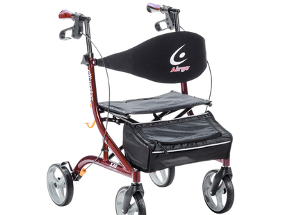 Déambulateur pliant latéral léger Airgo eXcursion X20 de Drive
