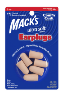 Mack's Ultra Soft Foam Earplugs | 3 Pairs